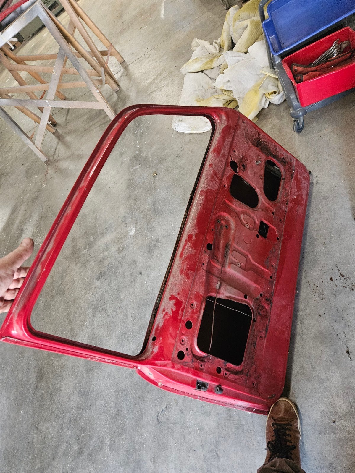 Opel Kadett C Coupé Deuren (L+R) - Restauratieproject, Auto-onderdelen, Carrosserie en Plaatwerk, Ophalen, Gebruikt, Deur, Links