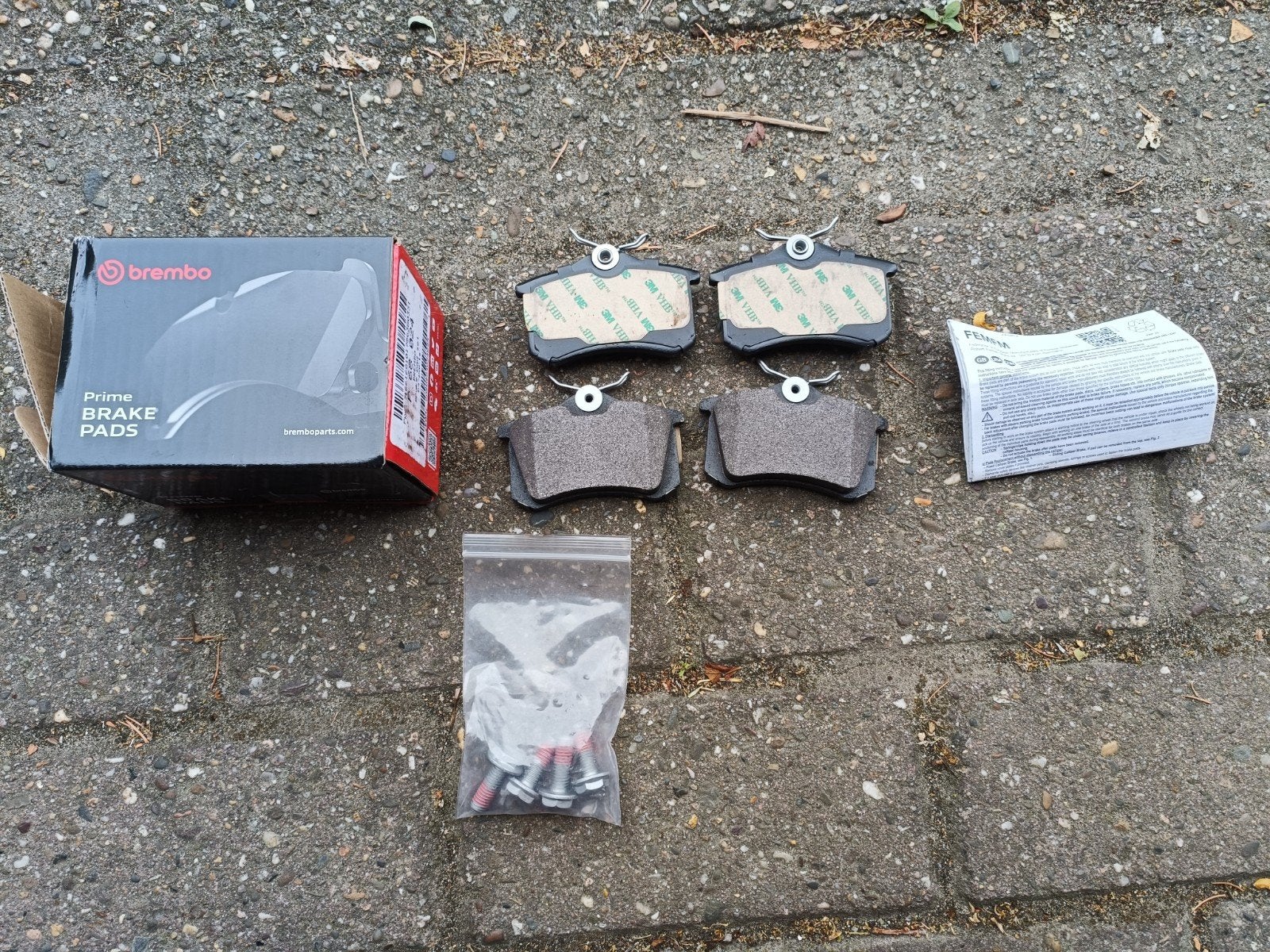 Brembo remblokken achter P68-024, Ophalen, Nieuw