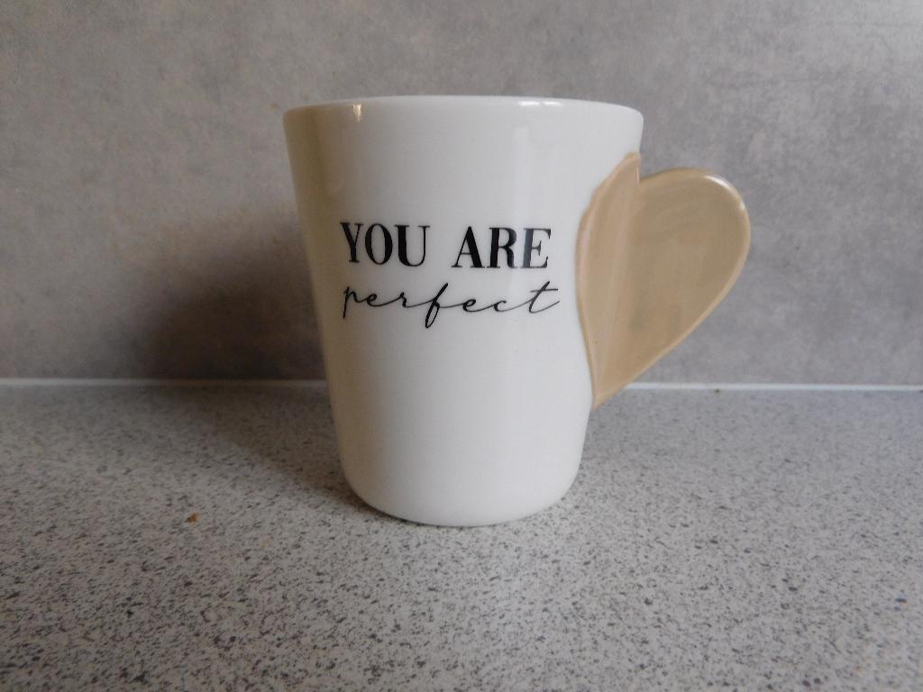 Mok 9x8 cm. Your are Perfect Rivièra Maison, Huis en Inrichting, Keuken | Servies, Keramiek, Ophalen of Verzenden, Zo goed als nieuw