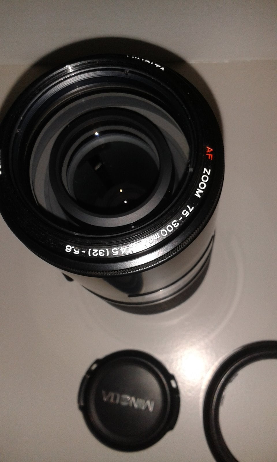 Minolta af7000 lenzen en afflitser, Ophalen of Verzenden, Gebruikt, Telelens
