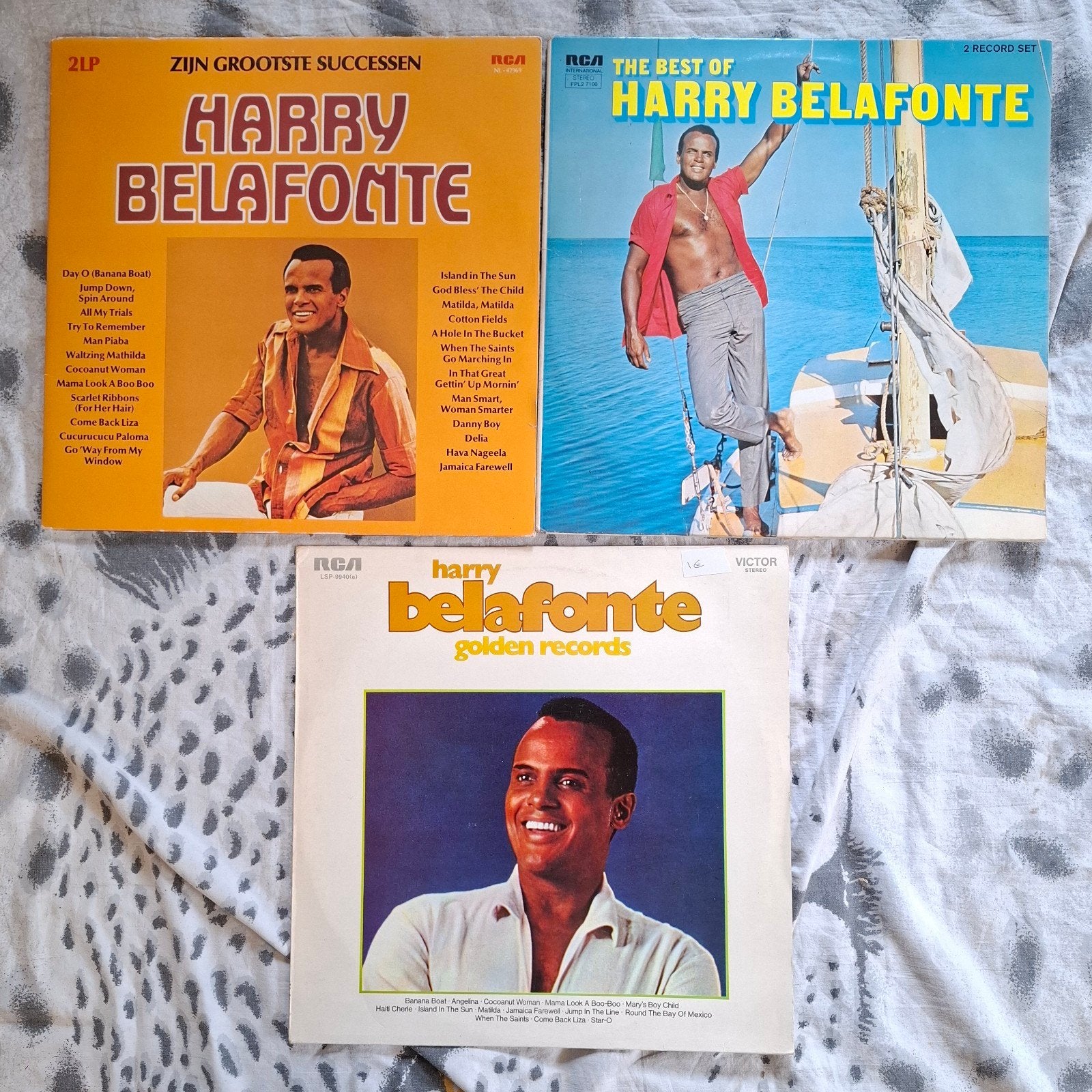 Harry Belafonte LP's - Zijn Grootste Successen, The Best Of, LP, Gebruikt, Pop, Ophalen of Verzenden