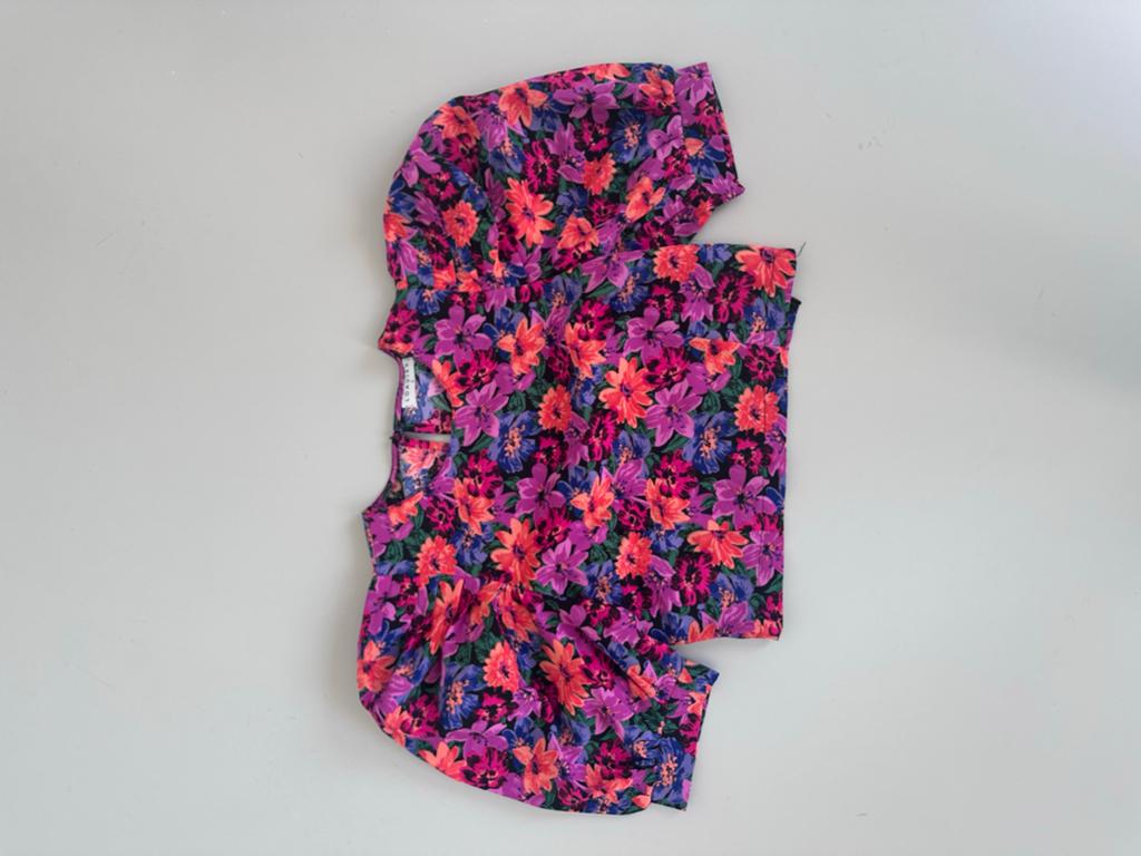 Loavies Bloemenprint Top Maat S, Kinderen en Baby's, Kinderkleding | Mutsen, Sjaals en Handschoenen, Ophalen of Verzenden, Zo goed als nieuw