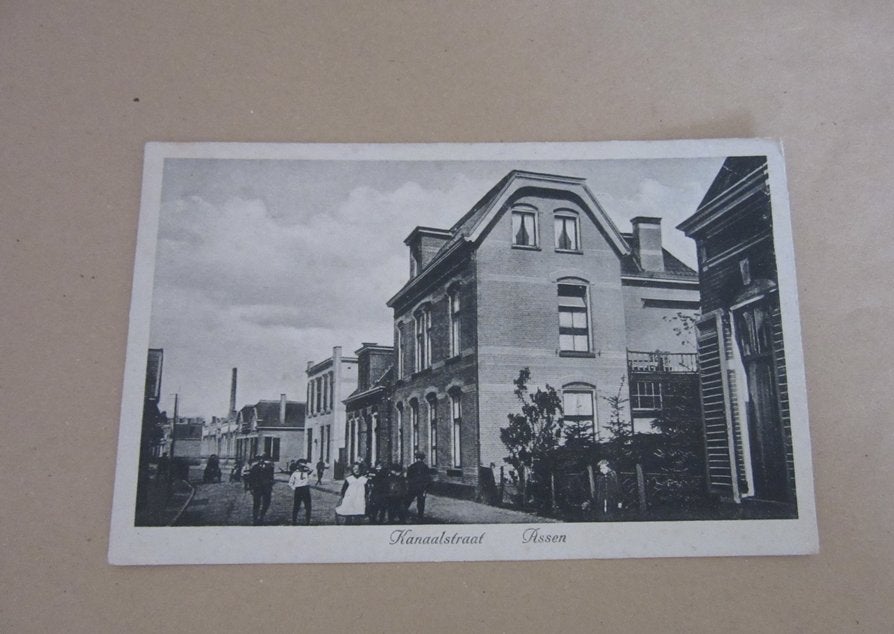 Assen - Kanaalstraat, Verzenden, 1920 tot 1940, Gelopen, Drenthe