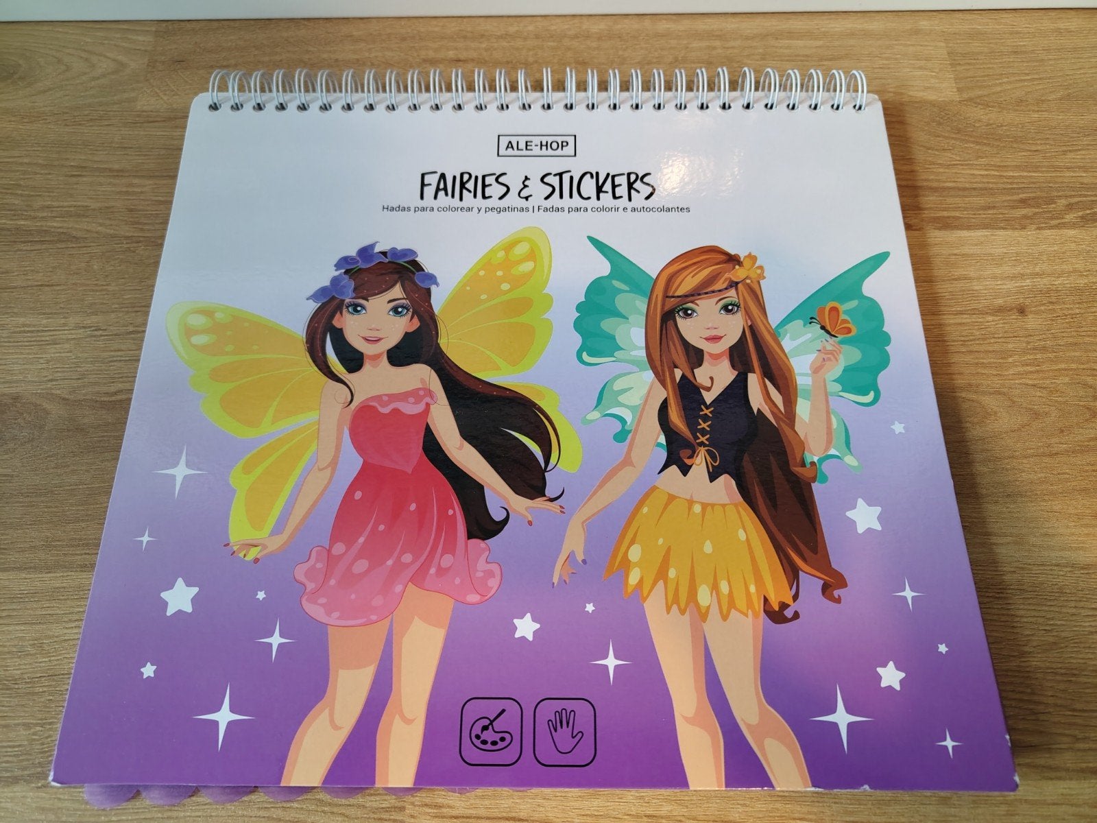 ALE-HOP Fairies & Stickers knutselset met sjablonen, Ophalen, Fantasie, Gebruikt, Meerkleurig