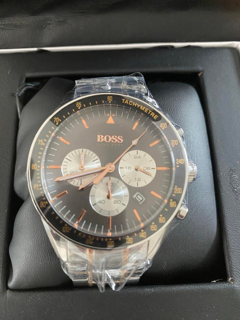 Hugo Boss Herenhorloge - Nieuw in Doos, Overige merken, Staal, Polshorloge, Nieuw