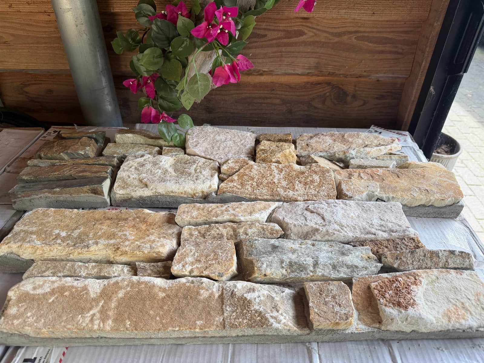 Partij Natuurstenen Strips, Ophalen, Nieuw, Natuurstenen