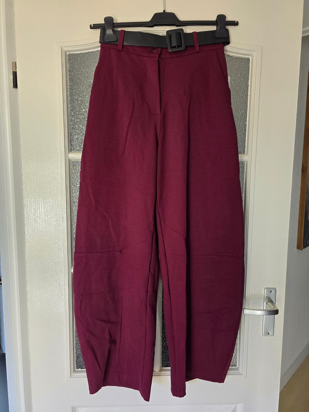 nieuw ballonbroek bordeaux 40 42 44 met riem, Kleding | Dames, Maat 42/44 (L), Nieuw, Ophalen of Verzenden, Lang