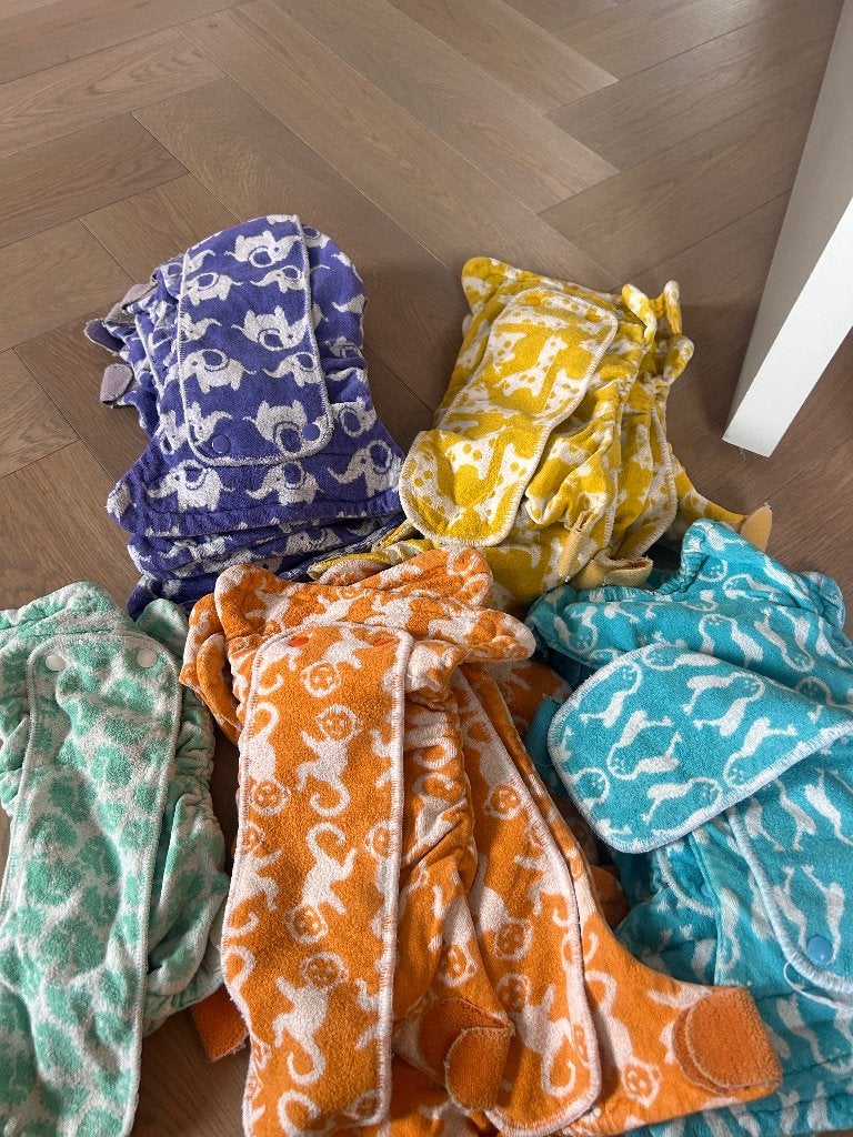 Uitwasbare luiers, Kinderen en Baby's, Ophalen of Verzenden, Zo goed als nieuw, One size