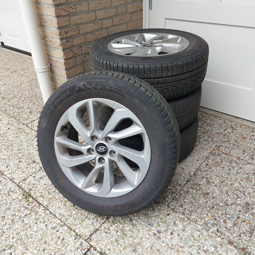 17 inch velgen met winterbanden, Ophalen, Gebruikt, Velg(en), 17 inch