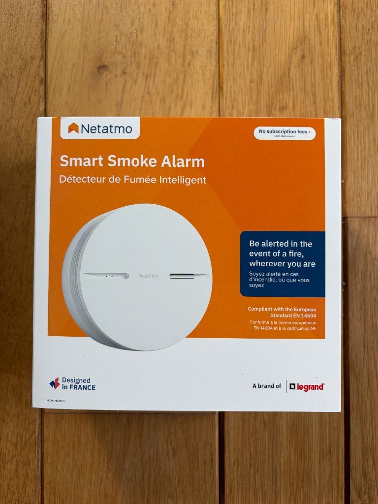 Netatmo Slimme Rookmelder, Detector, Sensor of Melder, Verzenden, Nieuw, Rook
