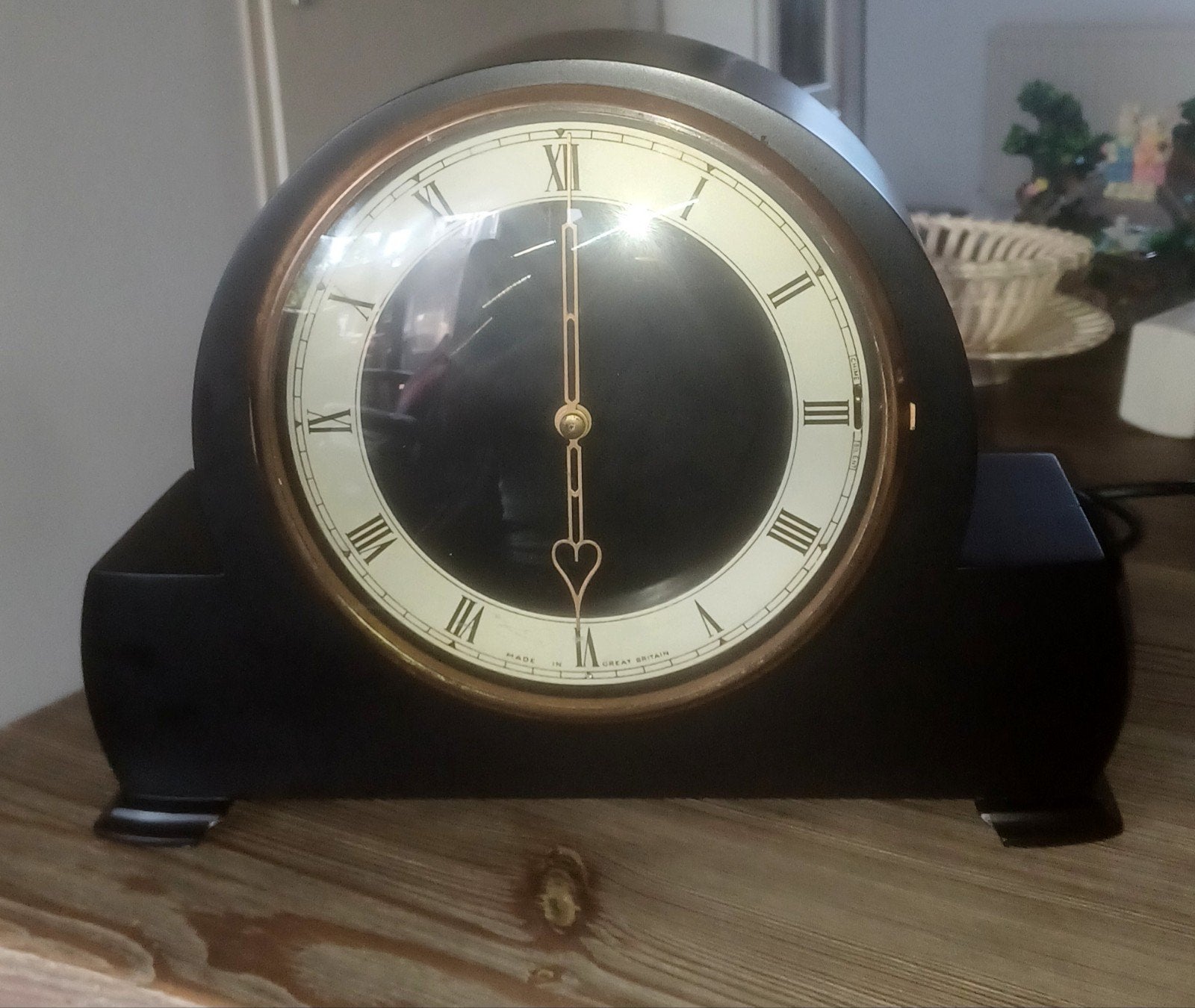 Art Deco Smith Sectric Westminster Chiming klok TOP!, Antiek en Kunst, Ophalen of Verzenden