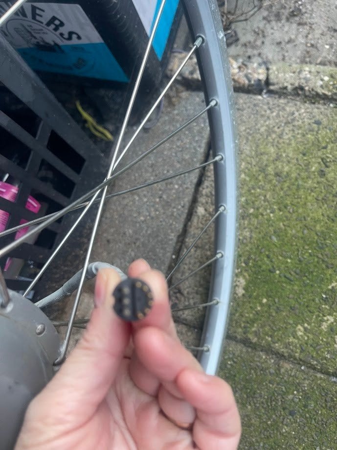 gazelle wiel met motor!, Ophalen of Verzenden, Gebruikt, Elektrische fiets, Wiel