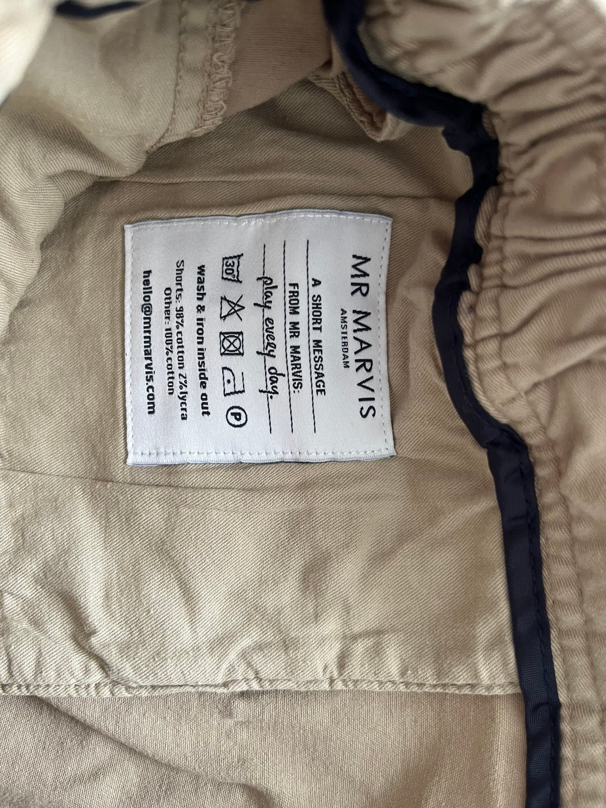 Nette Mr. Marvis korte broeken - maat L, Kleding | Heren, Ophalen of Verzenden, Gedragen, Maat 52/54 (L), Blauw