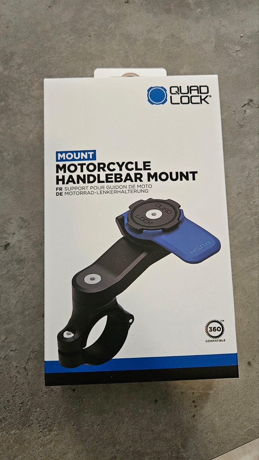 Quad Lock Handlebar Mount, Ophalen of Verzenden, Nieuw