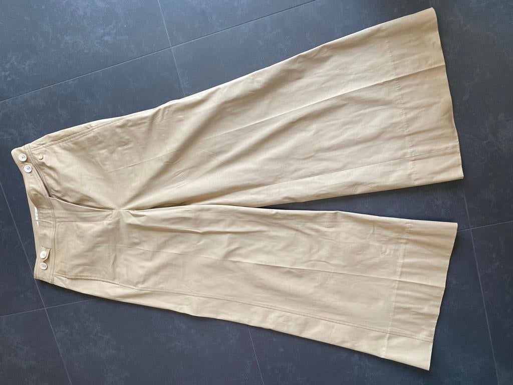 Josh V camelkleur broek maat M, met kleine beschadiging, Ophalen of Verzenden, Zo goed als nieuw, Maat 38/40 (M), Lang