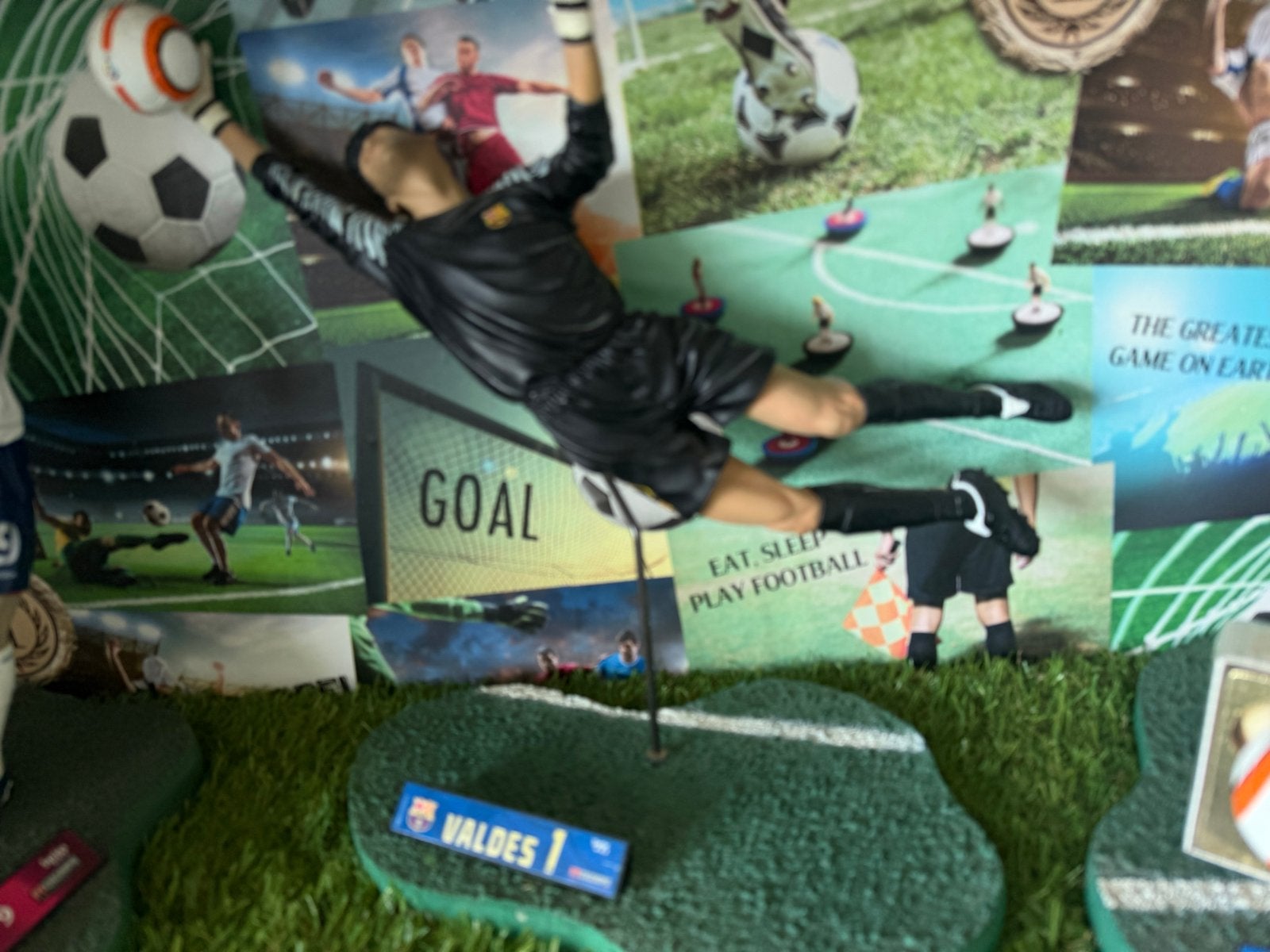 Voetbal keeper actiefiguur - Valdes 1, Sport en Fitness, Voetbal, Ophalen, Gebruikt, Overige typen