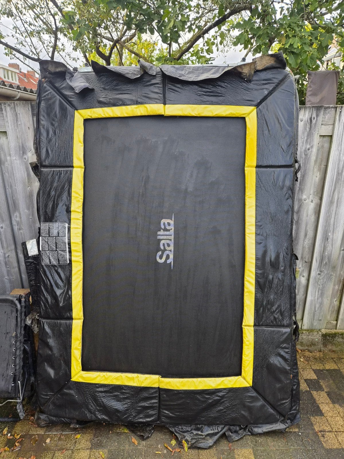 Salta Trampoline - Rechthoekig 214x153, Ophalen, Gebruikt