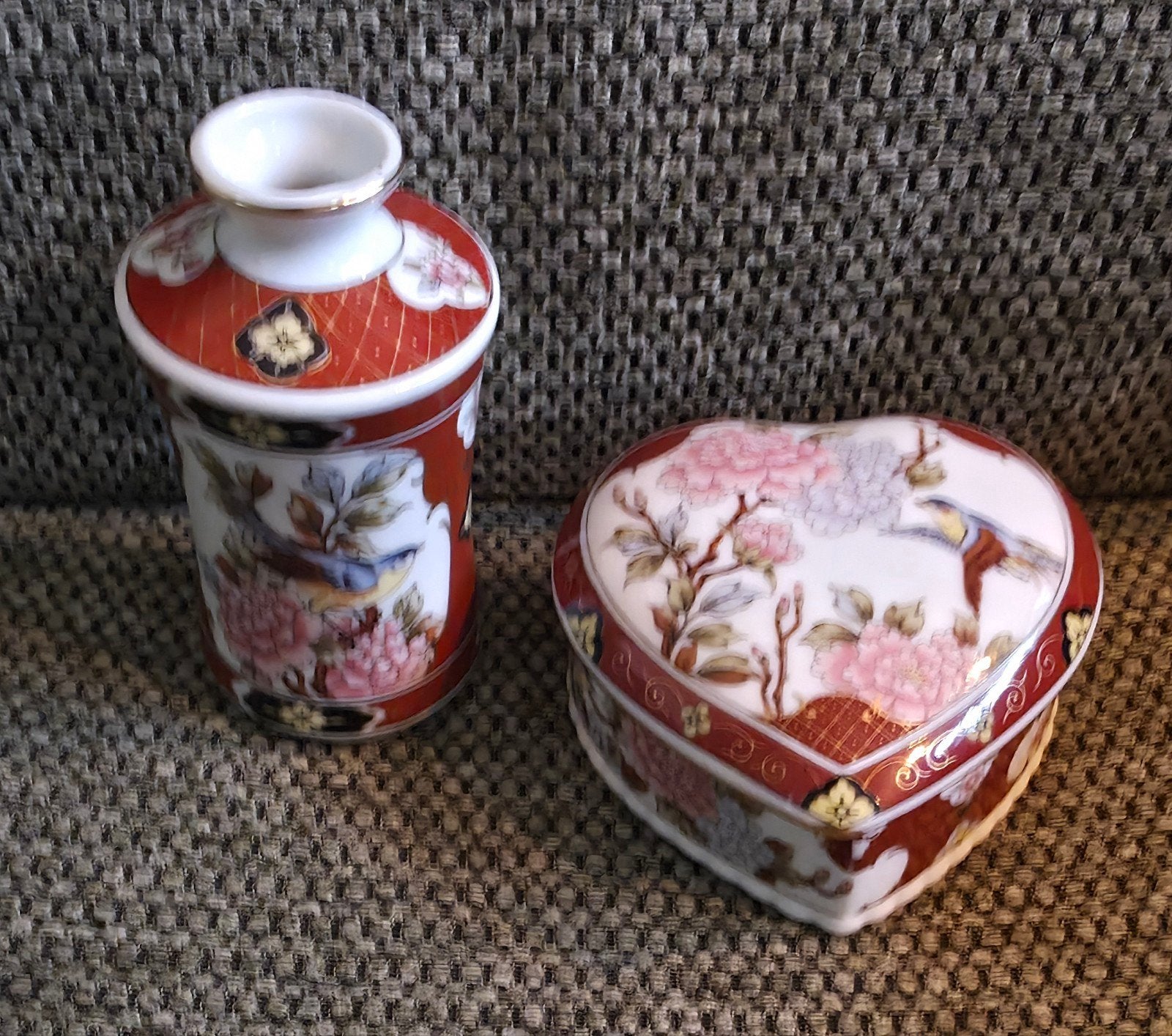 Mooie set Japans Imari-stijl porselein Waei Kinsei, Antiek en Kunst, Ophalen of Verzenden