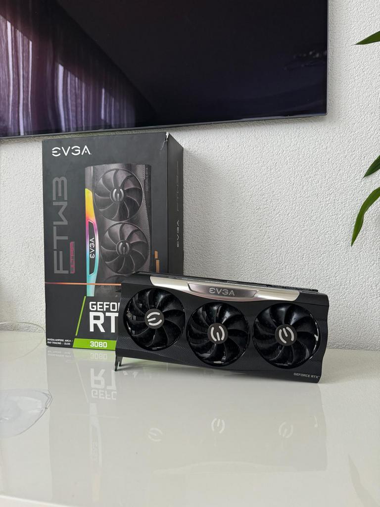 Rtx 3080 Evga FTW3 10gb gddr6x, Ophalen of Verzenden, Zo goed als nieuw, GDDR6, PCI-Express 4