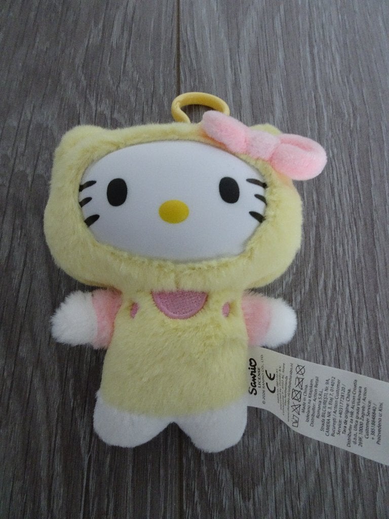 Hello Kitty sleutelhanger 10 cm, Kinderen en Baby's, Overige merken, Geel, Overige typen, Ophalen of Verzenden
