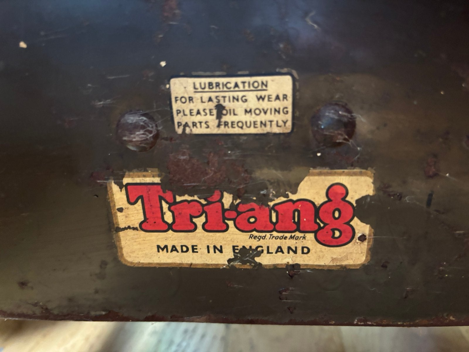 Speelgoed trap auto. Antiek uit de jaren 50., Ophalen