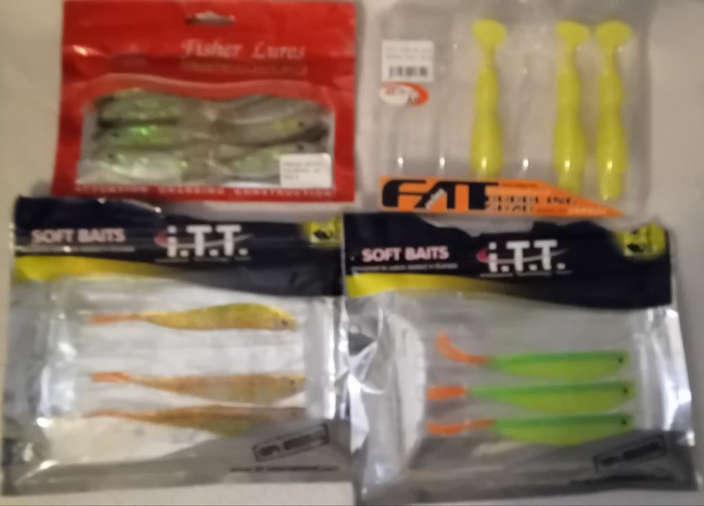 Setje softbaits, Watersport en Boten, Ophalen of Verzenden, Nieuw, Kunstaas