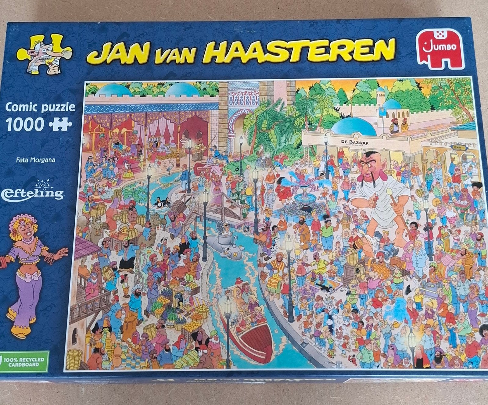 Jan van Haasteren  - Efteling Fata Morgana, Hobby en Vrije tijd, Denksport en Puzzels, Ophalen of Verzenden, 500 t/m 1500 stukjes