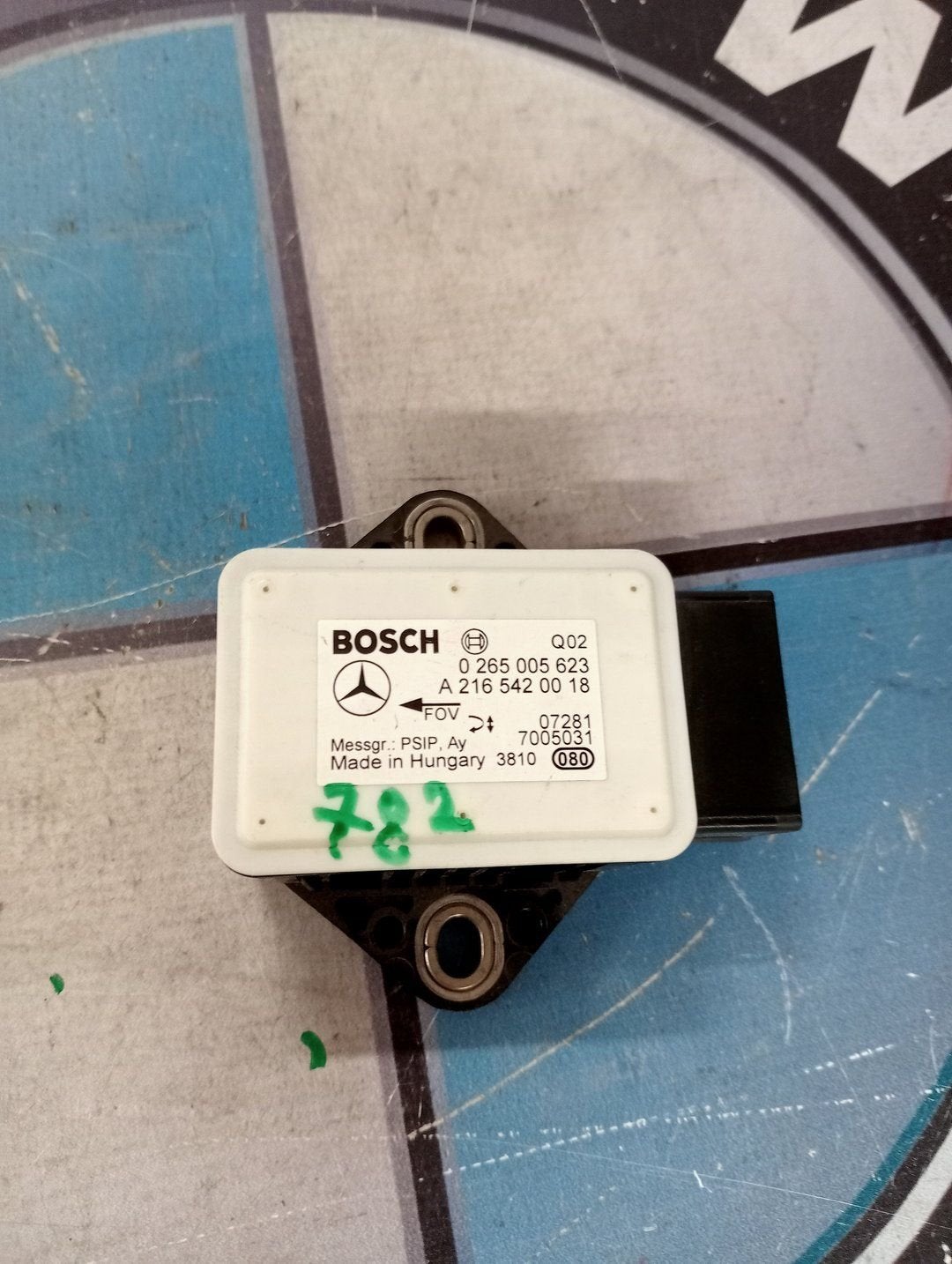 Draaihoeksensor Mercedes B-klasse W245 A2165420018, Gebruikt, -, Ophalen of Verzenden, -
