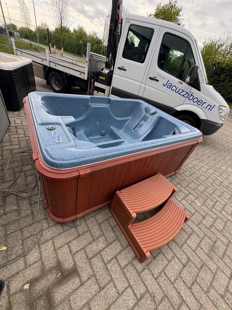 3 pers Balboa spa / jacuzzi inclusief trapje en cover, Info@SpaBoer.nl, Gebruikt, Minder dan 80 cm, Overige typen
