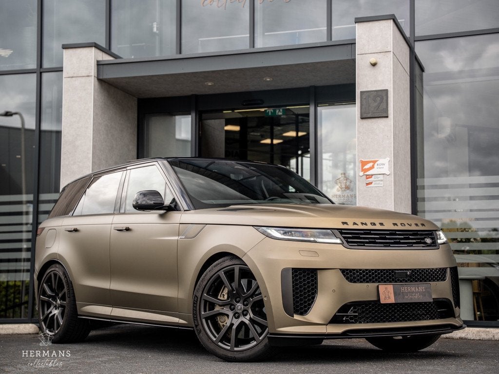Land Rover Range Rover Sport P635 SV / Edition One Carbon Br, Auto's, Bruin, 4395 cc, Bedrijf, Hybride Elektrisch/Benzine