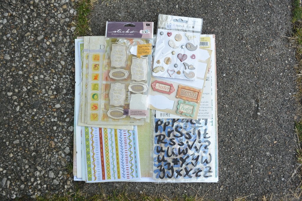 Scrap pakket retro veel nieuw, Ophalen of Verzenden, Nieuw, Papier of Karton, Overige merken