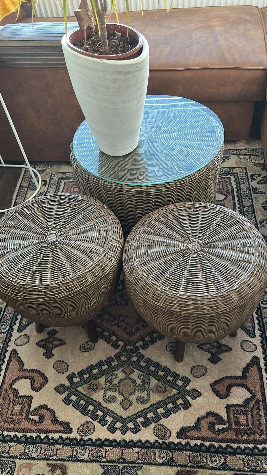 Tafeljes set, Tuin en Terras, Tuinsets en Loungesets, Ophalen of Verzenden, Zo goed als nieuw