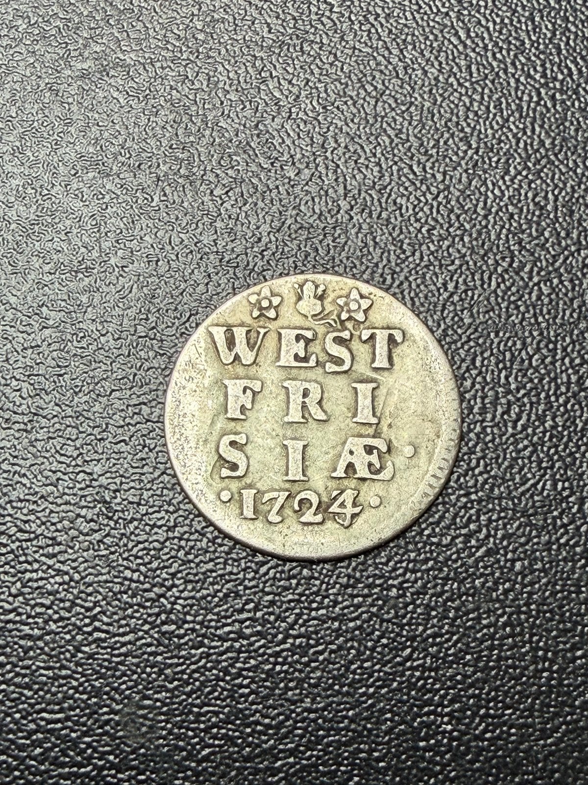 Zilveren 2 Stuiver Munt West Friesland 1724 (overslag 24-23), Vóór koninkrijk, Zilver, Losse munt, Overige waardes