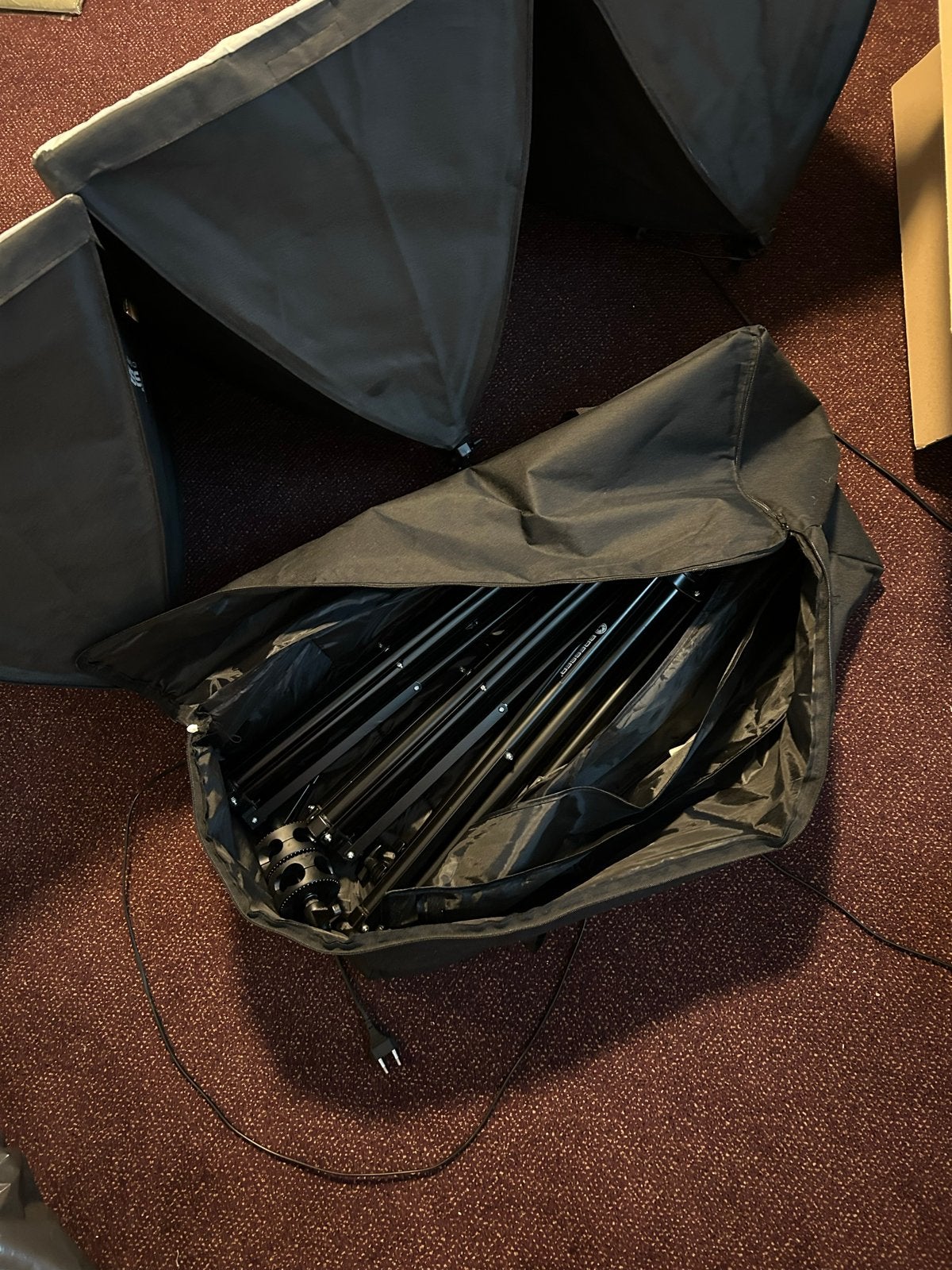 Bresser Daglicht Softbox Set (3 lampen) met Statief en Tas, Audio, Tv en Foto, Fotografie | Fotostudio en Toebehoren, Zo goed als nieuw