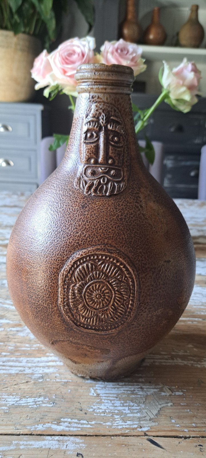 baardmankruik,geen reparaties, bodemvondst, Antiek en Kunst, Ophalen of Verzenden