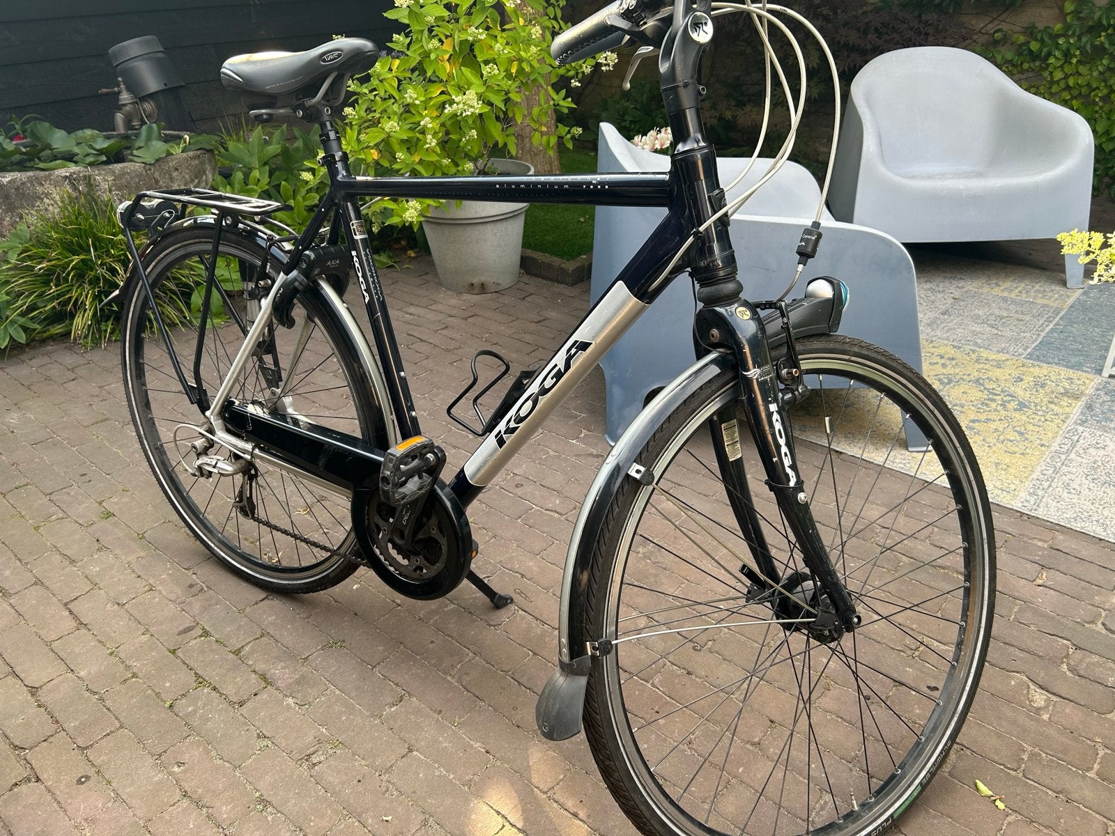 Koga Roadrunner Herenfiets - Comfortabel en Robuust, Fietsen en Brommers, Gebruikt, Velgrem, Versnellingen, 57 tot 61 cm