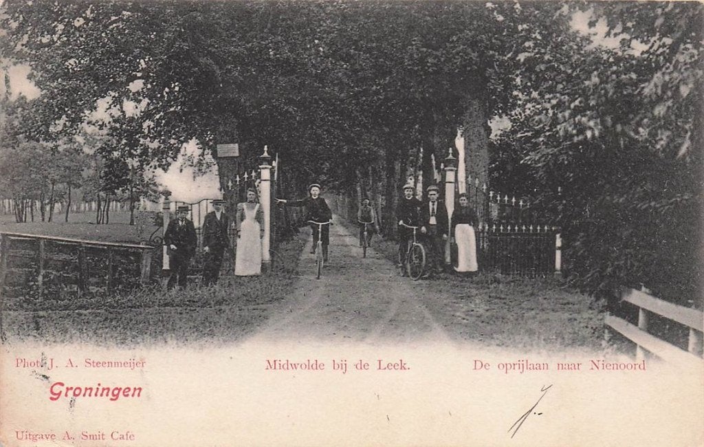 702-103-019 Midwolde Bij De Leek De Oprijlaan Naar Nienoord, Verzenden, Voor 1920, Groningen