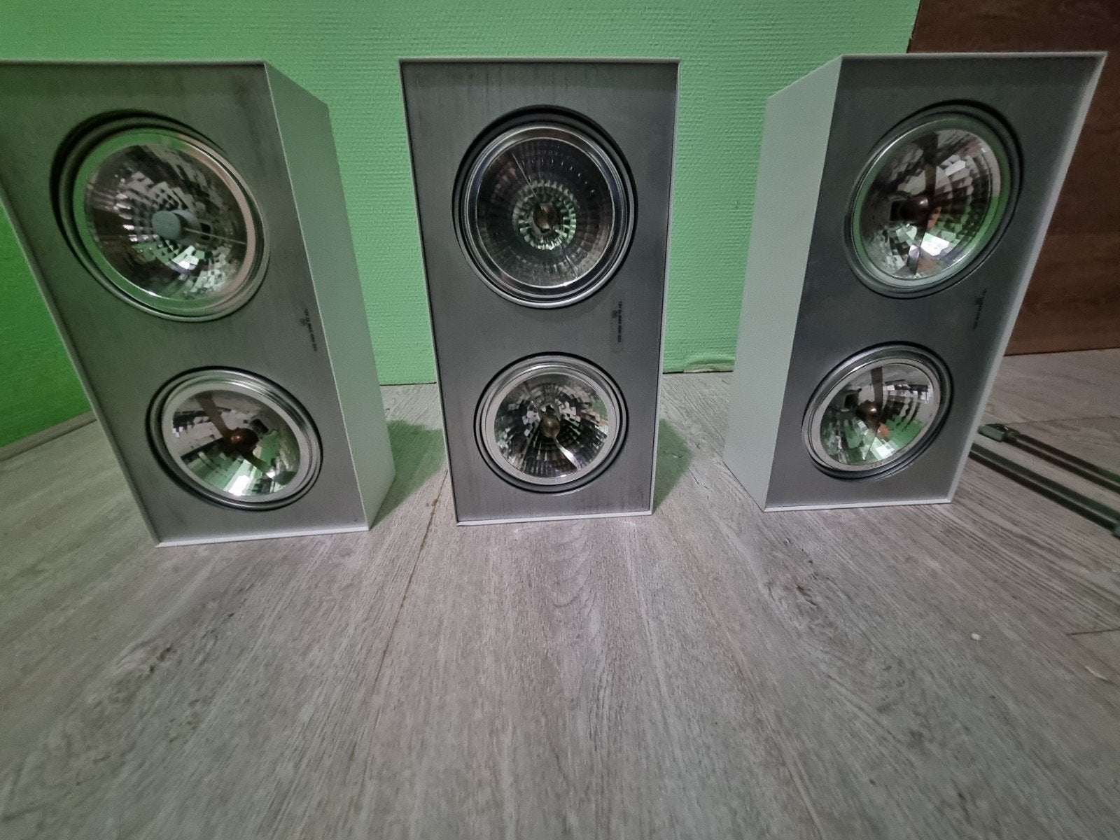 3x Philips Lirio Halogeen Opbouwspots - Gebruikt, Ophalen, Halogeen, Gebruikt, Opbouwspot