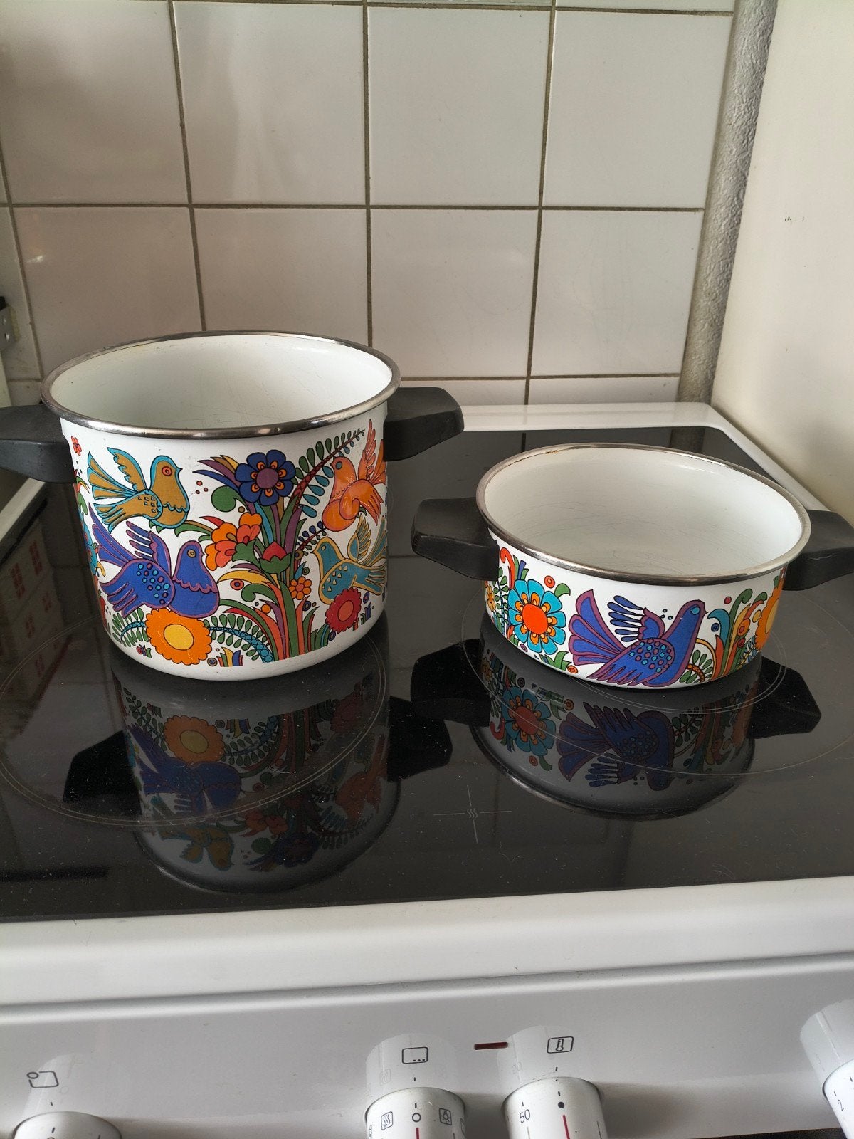 Acapulco Villeroy & Boch Pannen - Set van 2, Gebruikt, Met handvatten, Pannenset, Ophalen of Verzenden
