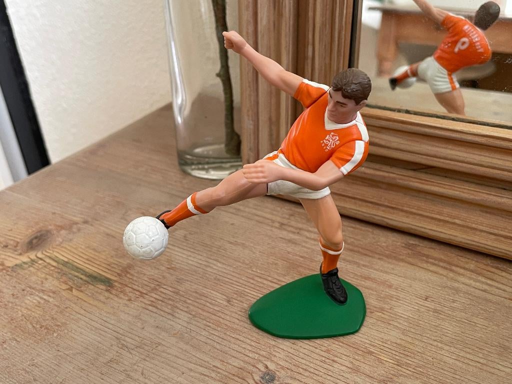 Vintage Marco van Basten Voetbal WK poppetje 1989, Ophalen of Verzenden, Gebruikt