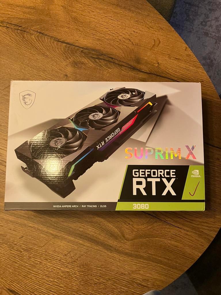 NVIDIA GeForce RTX 3080 SUPRIM X 10GB videokaart, Computers en Software, Videokaarten, Zo goed als nieuw, Nvidia, PCI-Express 4.0