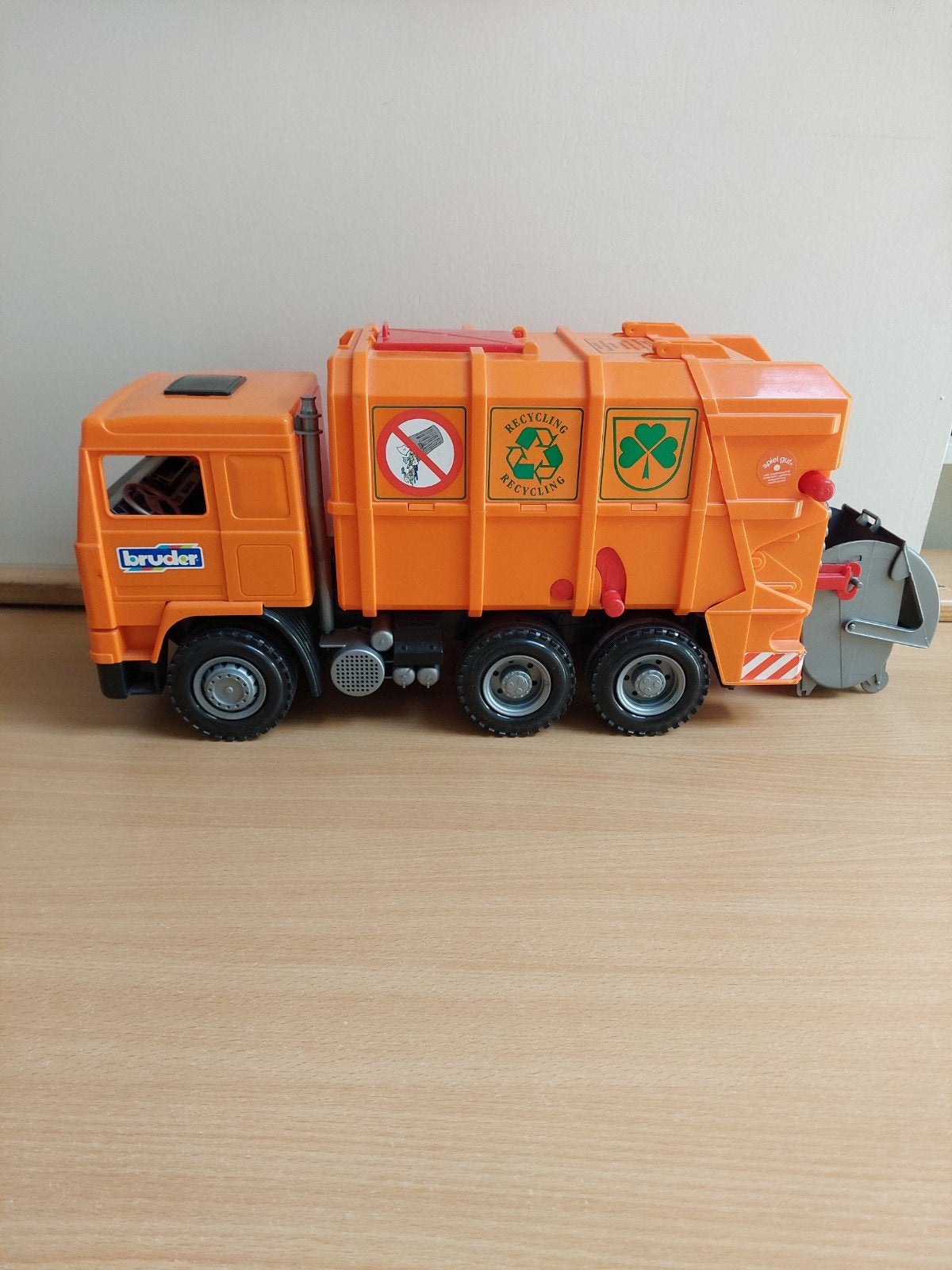 Bruder vuilniswagen - Speelgoed vrachtwagen, Ophalen of Verzenden, Gebruikt