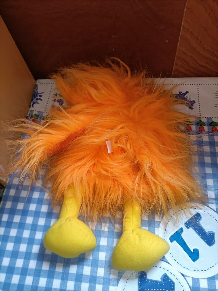 Oranje kraai handpop vogel rekenhulp voor school, Ophalen of Verzenden, Zo goed als nieuw, Overige typen