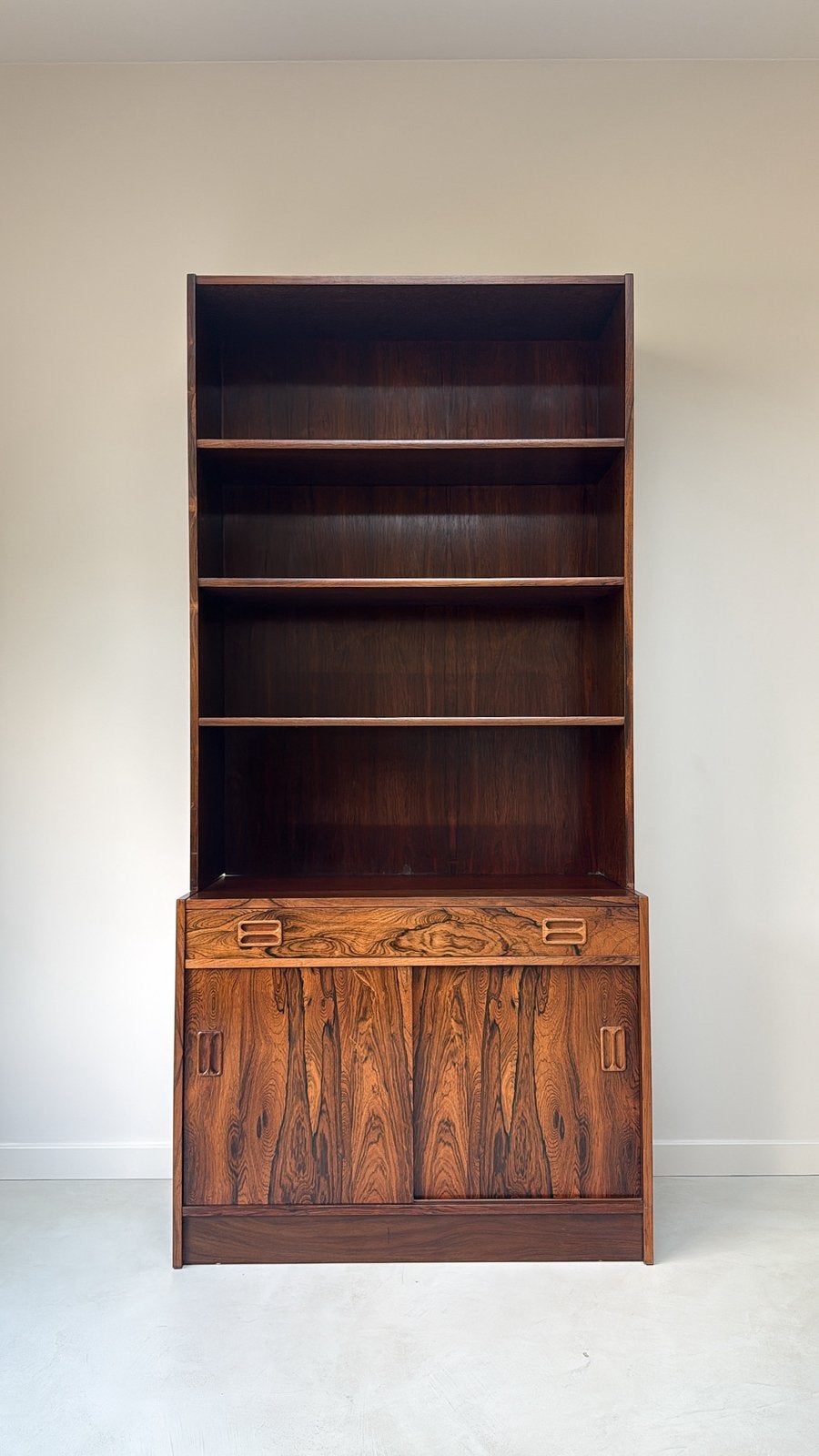 Vintage Deense palissander kast Niels J. Thorsø, Met deur(en), Vintage, Zo goed als nieuw, Nvt