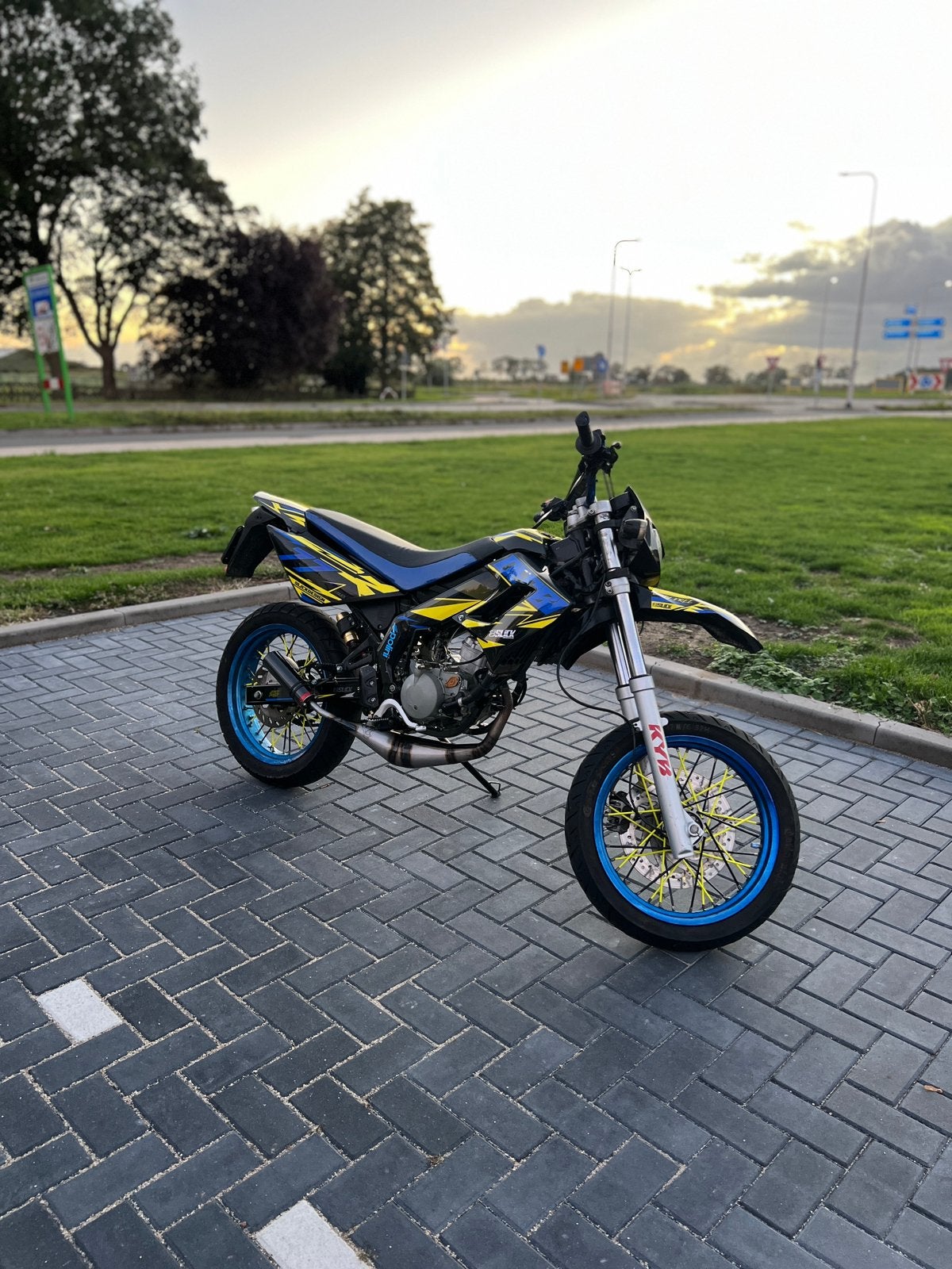 Derbi senda 70cc, Ophalen, 6 versnellingen, Gebruikt, Maximaal 45 km/u