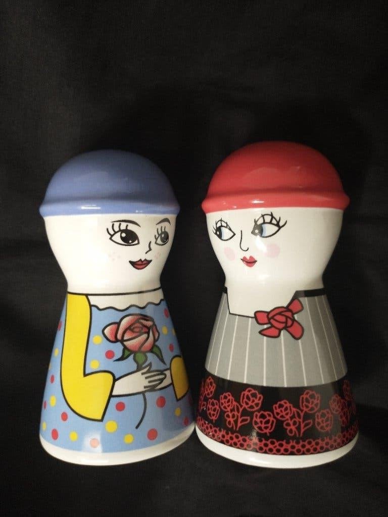 Peper en zout stel vintage Cosy Trendy, Verzamelen, Retro, Ophalen of Verzenden, Huis en Inrichting