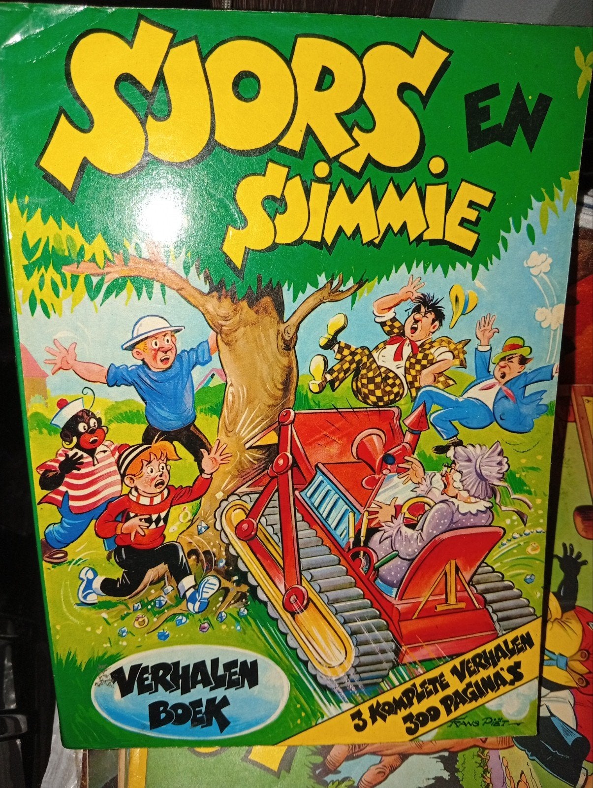 Sjors en Sjimmie Verhalenboek - 3 Complete Verhalen, Eén stripboek, Ophalen of Verzenden, Gelezen, Frans Piët