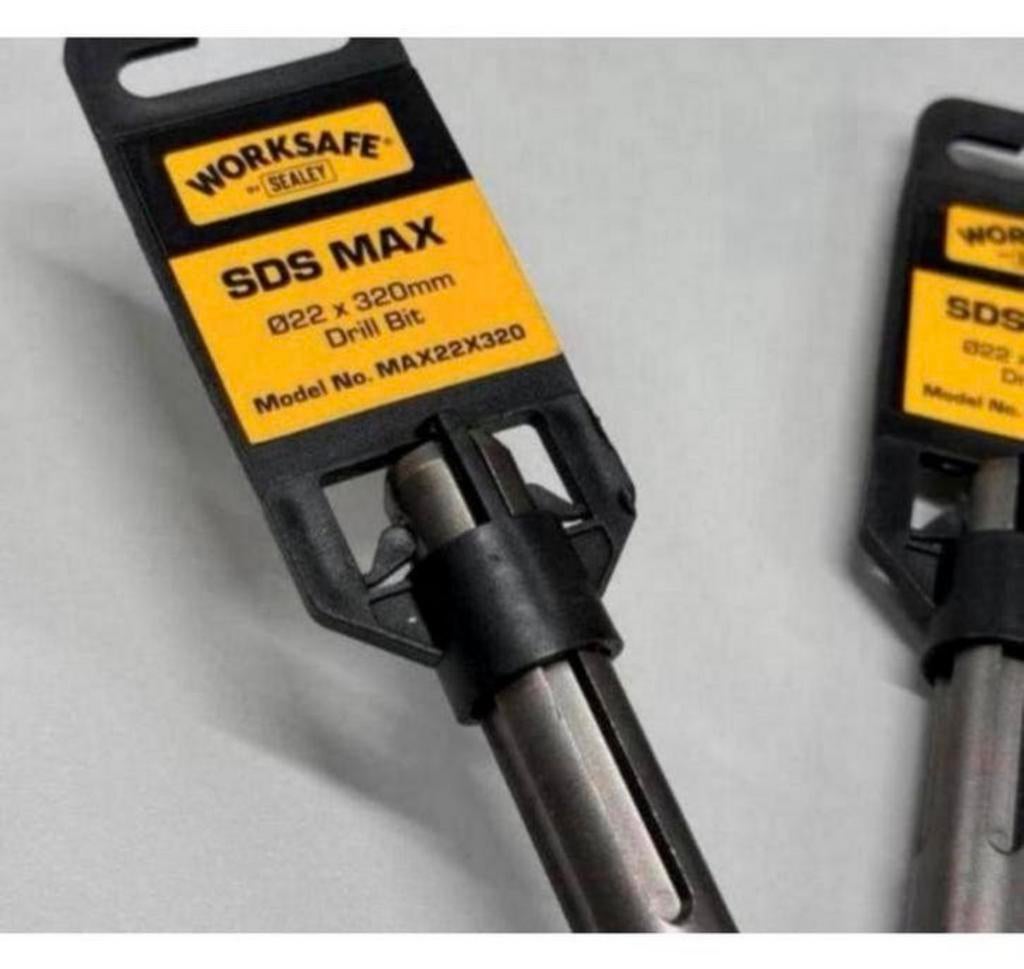 2X Sealey MAX22X320 Worksafe SDS MAX Drill Bit 22x320mm boor, Nieuw, Ophalen of Verzenden, H, H