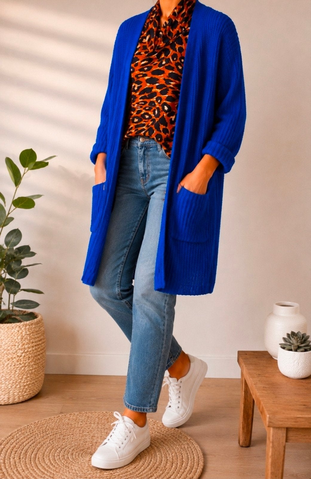 Norah vest maat 42, kobaltblauw, Blauw, Maat 42/44 (L), Ophalen of Verzenden, Norah
