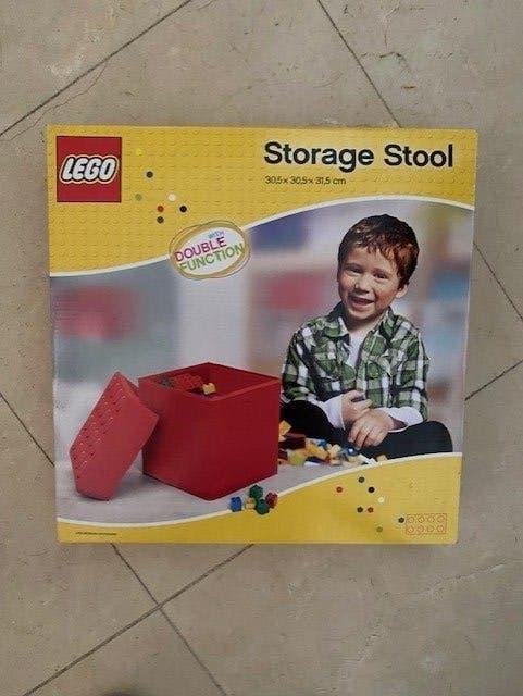 lego storage stool / opbergbox / stoel / 30,5 x 30,5 x 31,5, Verzenden, Nieuw, Lego